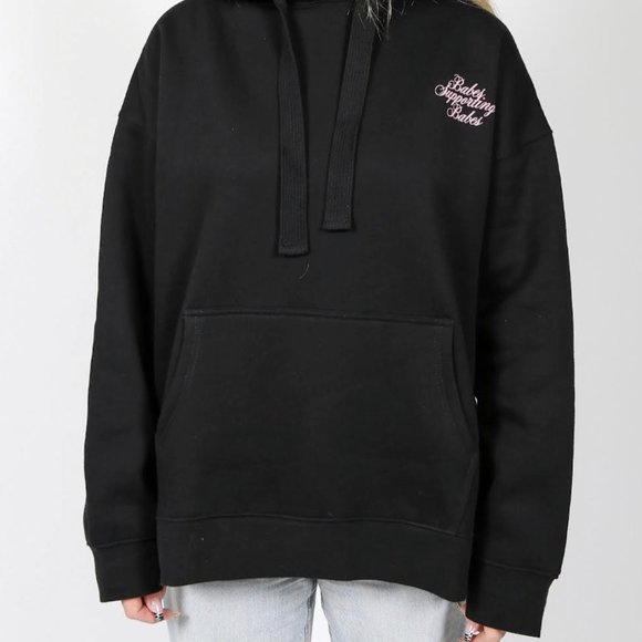 THE "BABES SUPPORTING BABES" BIG SISTER HOODIE | BLACK - Picture 6 of 6